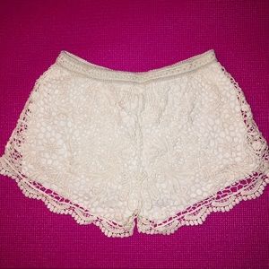 Trendy Lace Shorts
